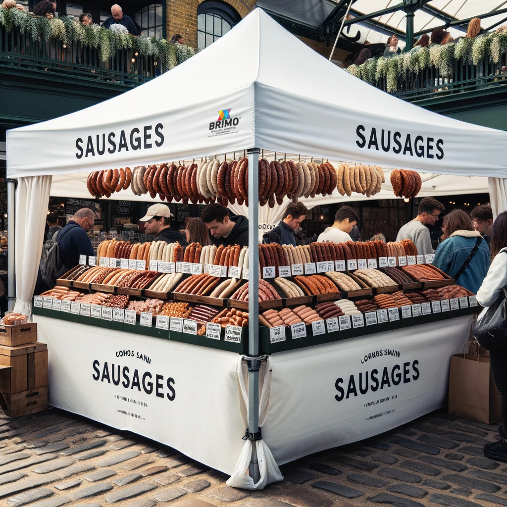 pavillon de vente pour les marchés